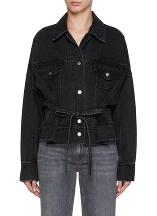 Main View - Click To Enlarge - 3.1 PHILLIP LIM - Boxy Dark Wash Denim Jacket