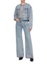 Figure View - Click To Enlarge - 3.1 PHILLIP LIM - Crop Light Wash Denim Jacket