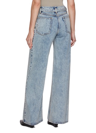 Back View - Click To Enlarge - 3.1 PHILLIP LIM - Belted Light Wash Jeans