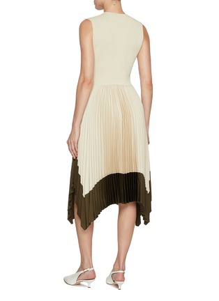 Back View - Click To Enlarge - JOSEPH - Dura Plissé Midi Dress