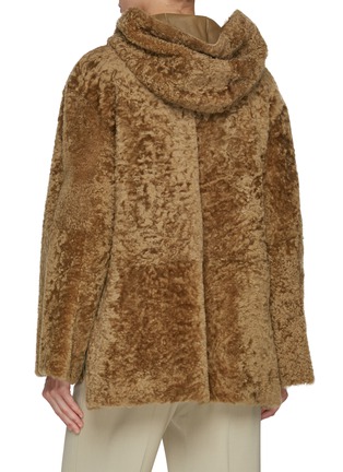 Back View - Click To Enlarge - JOSEPH - Reversible Shearling Leather Coat