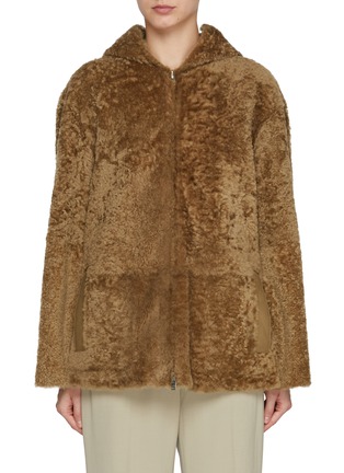 Main View - Click To Enlarge - JOSEPH - Reversible Shearling Leather Coat