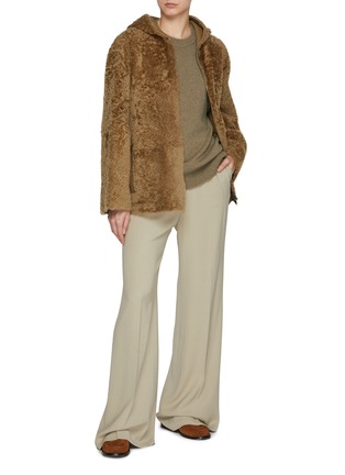 Figure View - Click To Enlarge - JOSEPH - Reversible Shearling Leather Coat