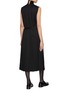 Back View - Click To Enlarge - JOSEPH - Folie Plissé Wrap Dress