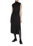 Figure View - Click To Enlarge - JOSEPH - Folie Plissé Wrap Dress