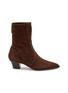 Main View - Click To Enlarge - AQUAZZURA - Brunswick Western 45 Suede Booties