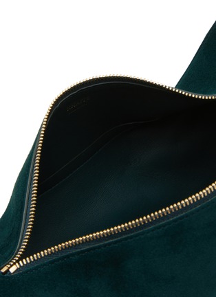 Detail View - Click To Enlarge - KHAITE - Small Olivia Suede Hobo Bag