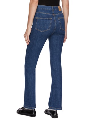 Back View - Click To Enlarge - JEANERICA - Eiffel High Rise Slim Dark Wash Jeans