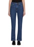 Main View - Click To Enlarge - JEANERICA - Eiffel High Rise Slim Dark Wash Jeans