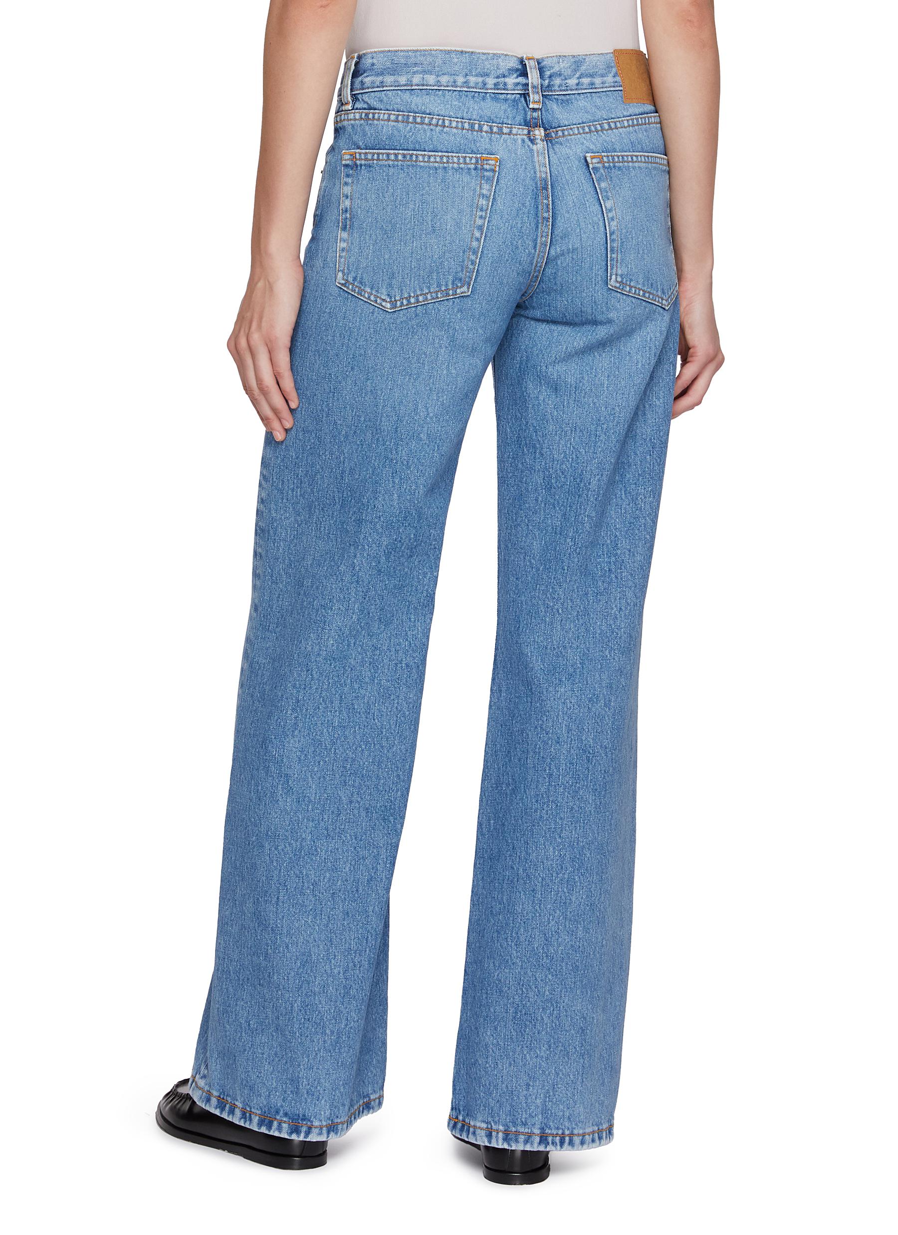Kyoto Low Rise Light Wash Jeans - Thumbnail 3