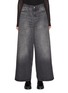 Main View - Click To Enlarge - TEURN STUDIOS - Baggy Dark Wash Petite Jeans