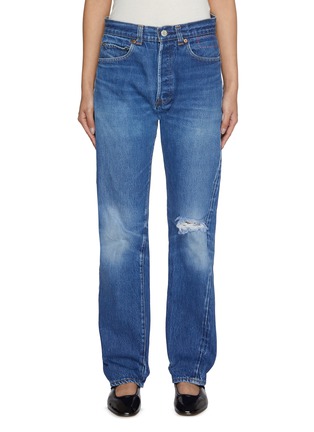 Main View - Click To Enlarge - JUNKYARD JEANS - Pre-1982 Medium Wash Denim Jeans