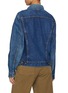 Back View - Click To Enlarge - JUNKYARD JEANS - 1960's-1970's Dark Wash Denim Jacket