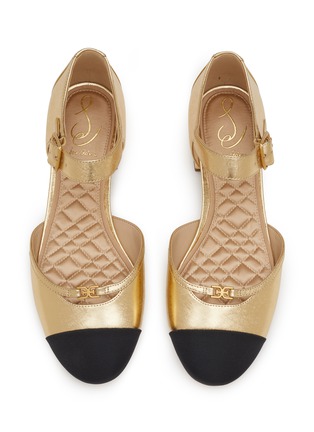 Detail View - Click To Enlarge - SAM EDELMAN - Rylie Leather Mary Jane Flats