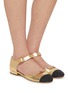 Figure View - Click To Enlarge - SAM EDELMAN - Rylie Leather Mary Jane Flats