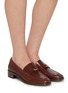 Figure View - Click To Enlarge - SAM EDELMAN - Denise Tassel Leather Loafers