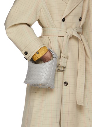 Figure View - Click To Enlarge - BOTTEGA VENETA - Candy Wallace Leather Shoulder Bag