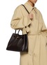 Figure View - Click To Enlarge - BOTTEGA VENETA - Medium Andiamo Top Handle Leather Bag