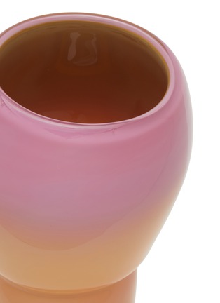 Detail View - Click To Enlarge - DAVID VALNER STUDIO - Little Fungus Vase — Gloss Pink & Yellow