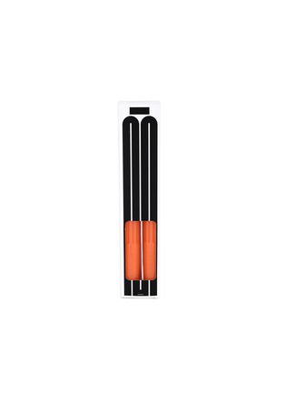 Detail View - Click To Enlarge - MAMÈNE - Dinner Candle Set Of 2 — Orange Corail