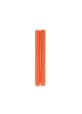 Main View - Click To Enlarge - MAMÈNE - Dinner Candle Set Of 2 — Orange Corail