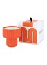 Detail View - Click To Enlarge - MAMÈNE - Yvon The Podium Medium Refillable Candle 200g — Orange Corail