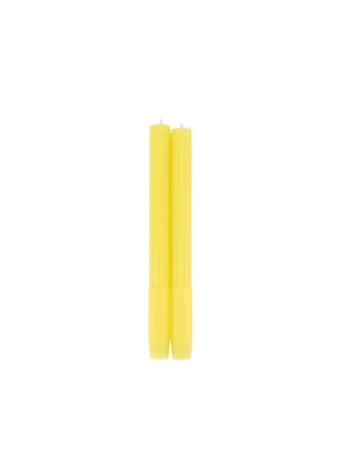 Main View - Click To Enlarge - MAMÈNE - Dinner Candle Set Of 2 — Jaune Citron