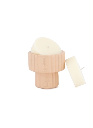 Detail View - Click To Enlarge - MAMÈNE - Simone The Podium Small Refillable Candle 100g — Nude