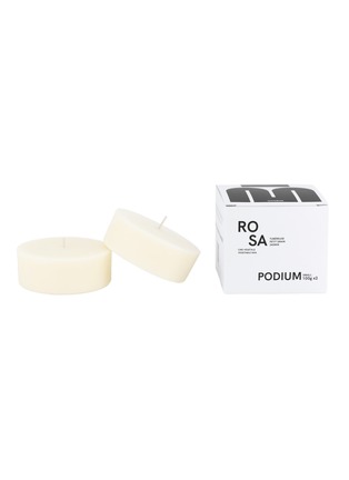 Detail View - Click To Enlarge - MAMÈNE - Small Podium Candle Refill 100g Set of 2 — Rosa