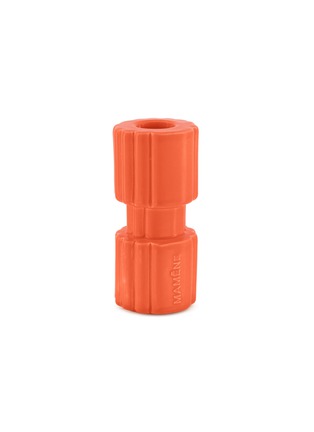 Main View - Click To Enlarge - MAMÈNE - Totem Ceramic Candlestick — Orange Corail