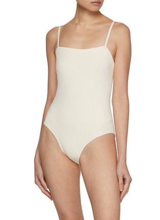 Figure View - Click To Enlarge - ERES - Tropicalia Ribbed Tank Swimsuit