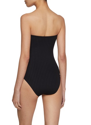 Back View - Click To Enlarge - ERES - Bossa Nova Ribbed Bustier Swimsuit