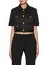 Main View - Click To Enlarge - ALICE & OLIVIA - Elle Patch Pocket Cropped Jacket