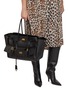 Figure View - Click To Enlarge - BALENCIAGA - Medium Bel Air Leather Tote Bag