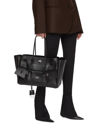 Figure View - Click To Enlarge - BALENCIAGA - Medium Bel Air Leather Tote Bag