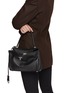 Figure View - Click To Enlarge - BALENCIAGA - Small Rodeo Leather Top Handle Bag