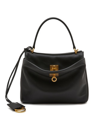 Main View - Click To Enlarge - BALENCIAGA - Mini Rodeo Leather Top Handle Bag