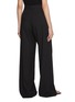 Back View - Click To Enlarge - LA COLLECTION - Dalida Pleated Wool Pants