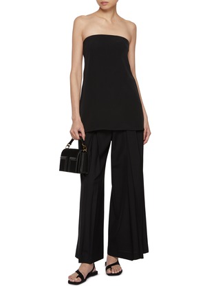 Figure View - Click To Enlarge - LA COLLECTION - Suzanna Strapless Silk Top