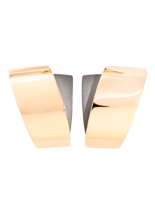 Main View - Click To Enlarge - VHERNIER - Tourbillon 18K Rose Gold Titanium Earclips