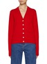 Main View - Click To Enlarge - EENK - V-Neck Wool Cashmere Cardigan