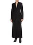 Figure View - Click To Enlarge - HELMUT LANG - Layered Jersey Maxi Skirt