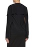 Back View - Click To Enlarge - HELMUT LANG - Fluid Tie Silk Blouse