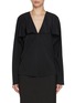 Main View - Click To Enlarge - HELMUT LANG - Fluid Tie Silk Blouse