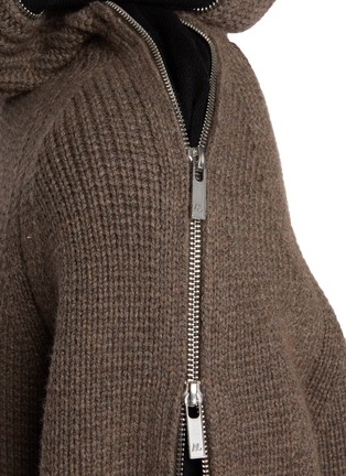  - HELMUT LANG - Zipper Knit Wool Turtleneck Sweater