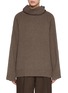 Main View - Click To Enlarge - HELMUT LANG - Zipper Knit Wool Turtleneck Sweater