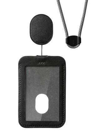  - ORBITKEY - ID Card Holder with Lanyard — Black