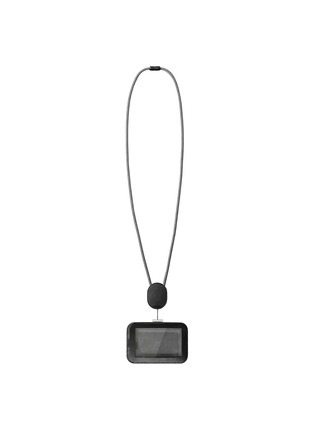 Main View - Click To Enlarge - ORBITKEY - ID Card Holder with Lanyard — Black