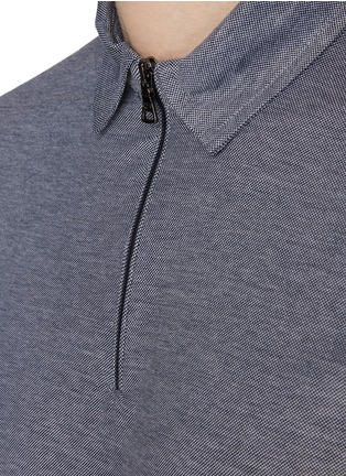  - PAUL & SHARK - Half Zip Cotton Polo Shirt