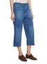 Detail View - Click To Enlarge - SETCHU - Detachable Panelled Medium Wash Jeans